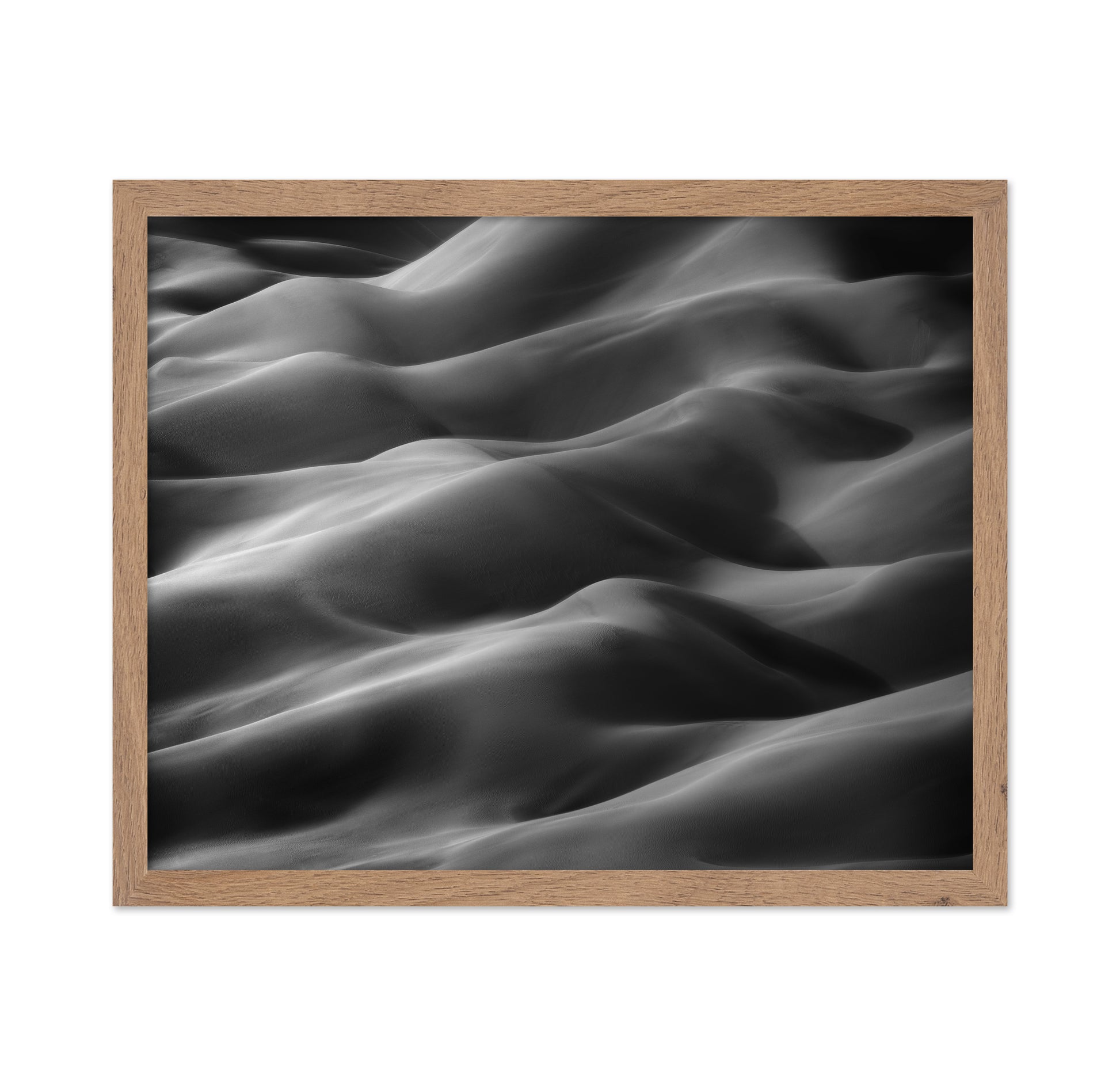 Abstract Sand Dunes Monochrome