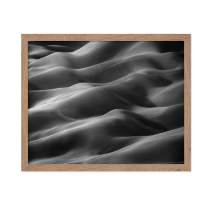 Abstract Sand Dunes Monochrome