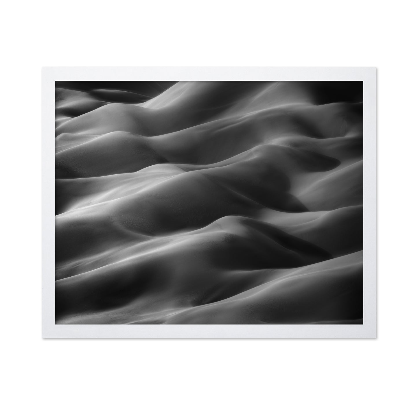 Abstract Sand Dunes Monochrome