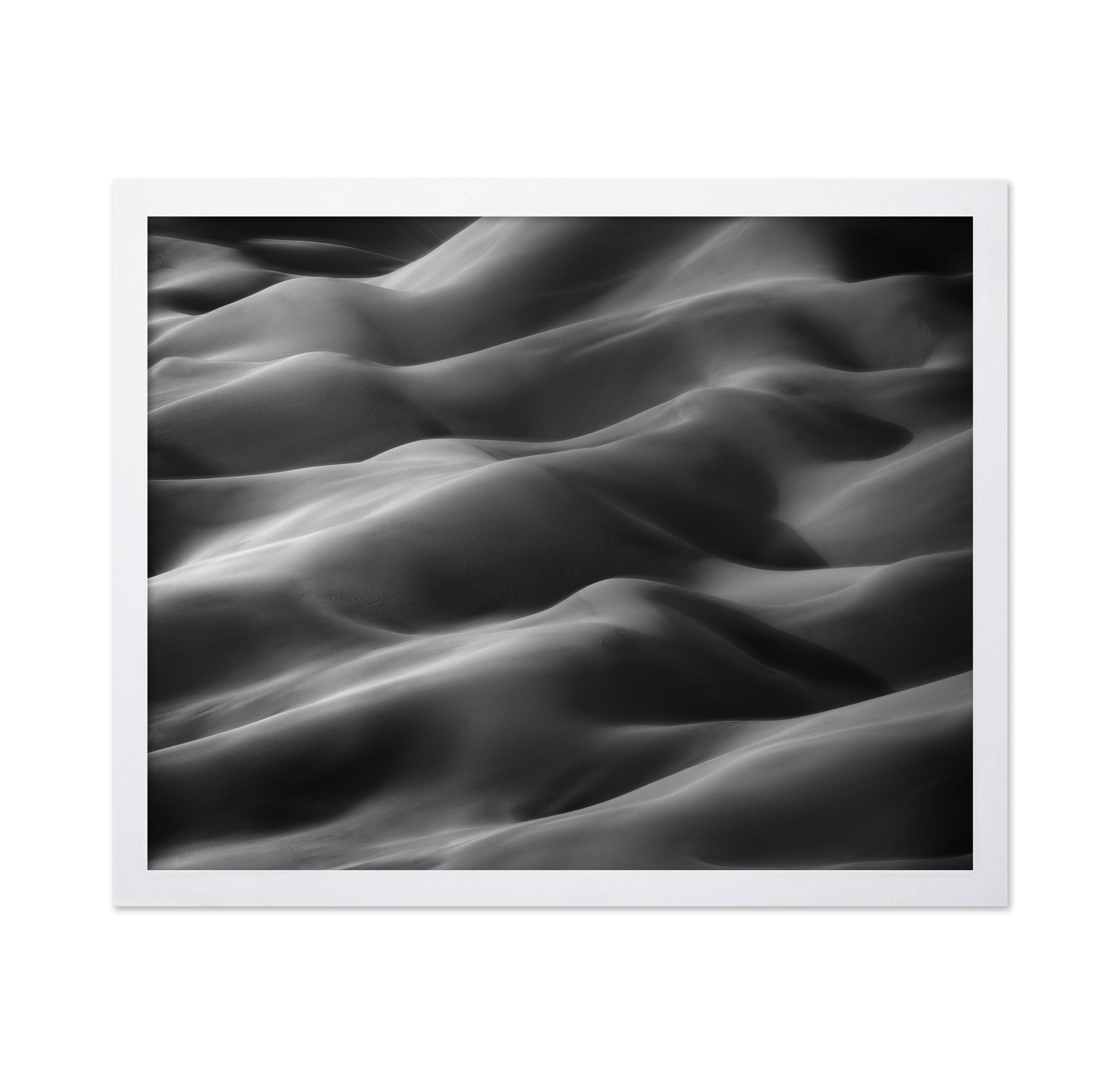 Abstract Sand Dunes Monochrome