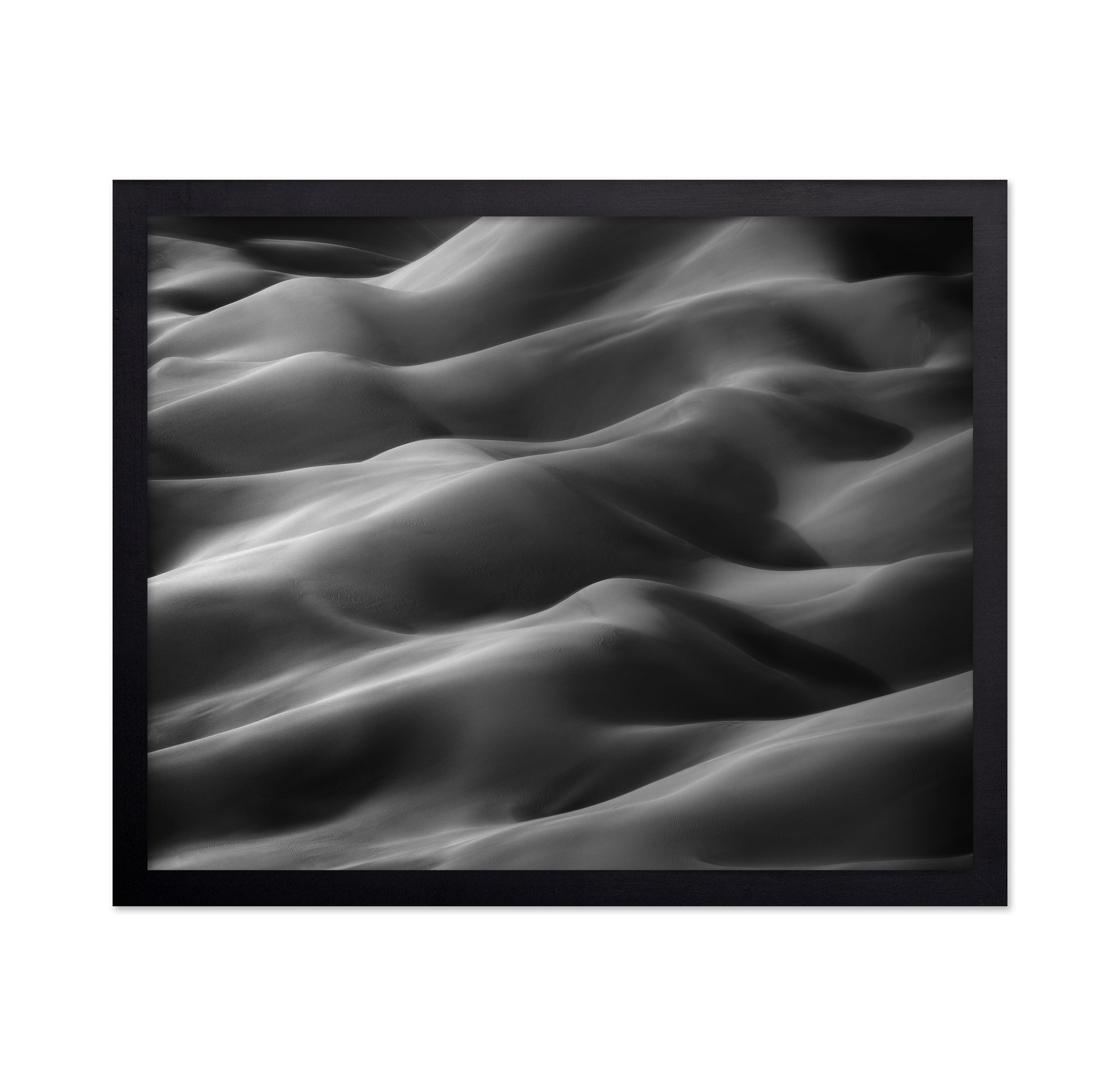 Abstract Sand Dunes Monochrome