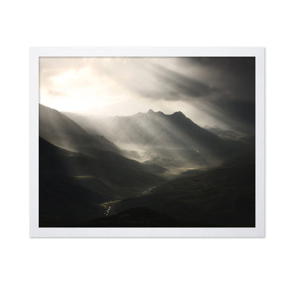 Sun Rays Mountain Valley