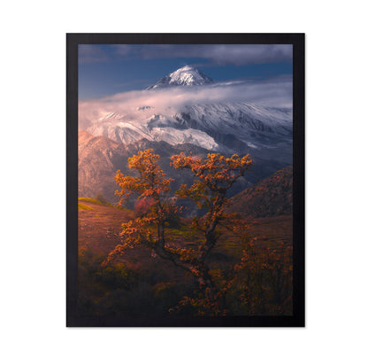 Autumn Trees Mountain Peak