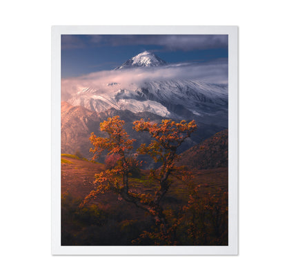 Autumn Trees Mountain Peak