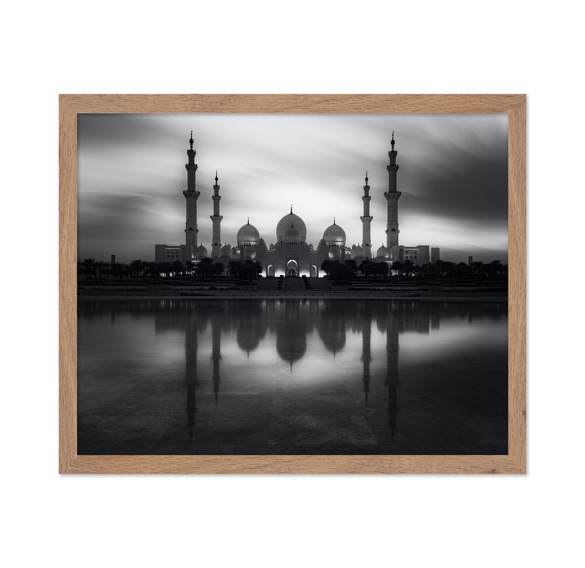 Mosque Reflection Night