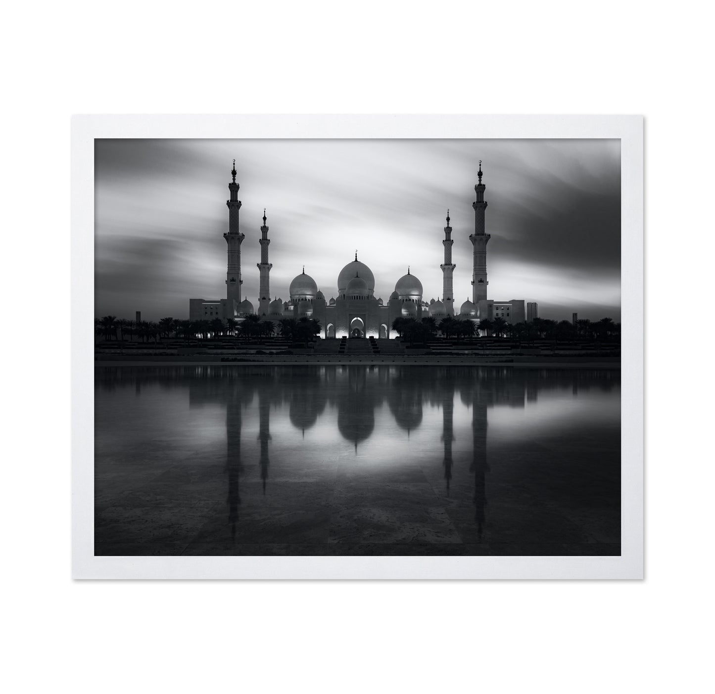 Mosque Reflection Night