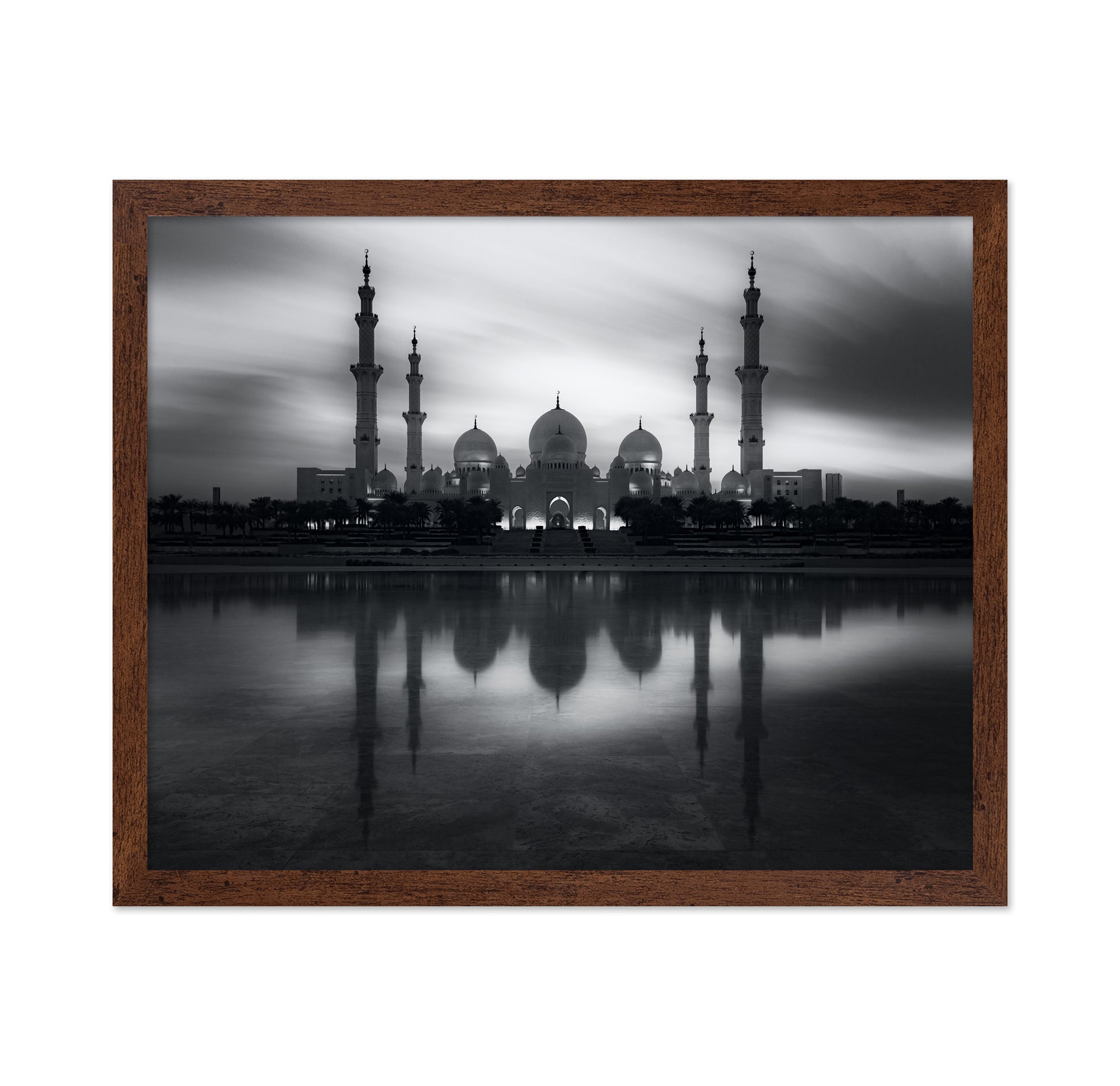 Mosque Reflection Night