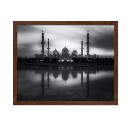 Mosque Reflection Night