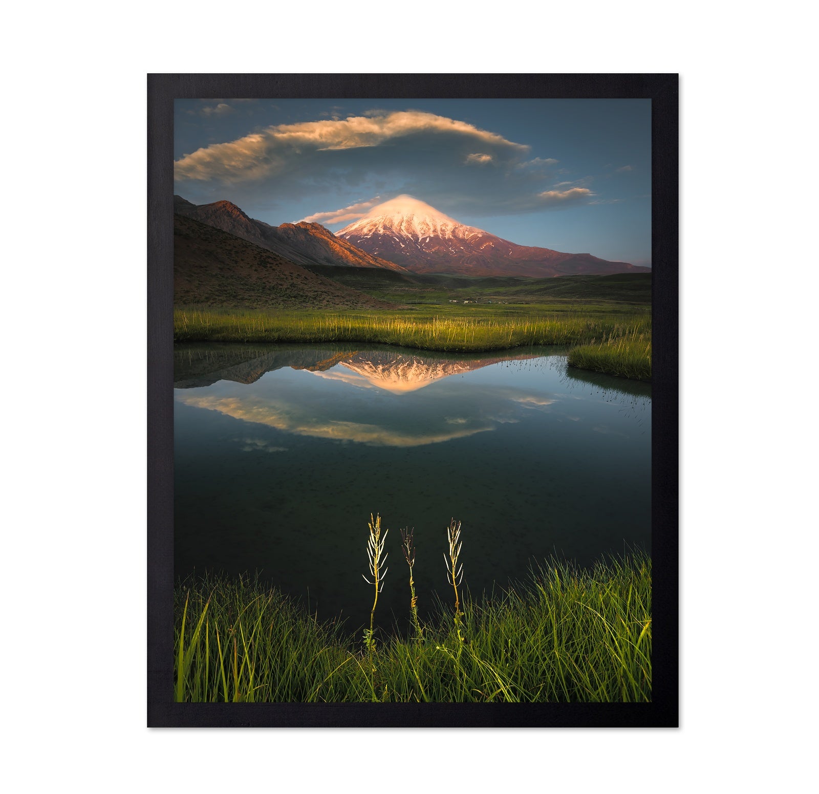 Mount Damavand Reflection Lake