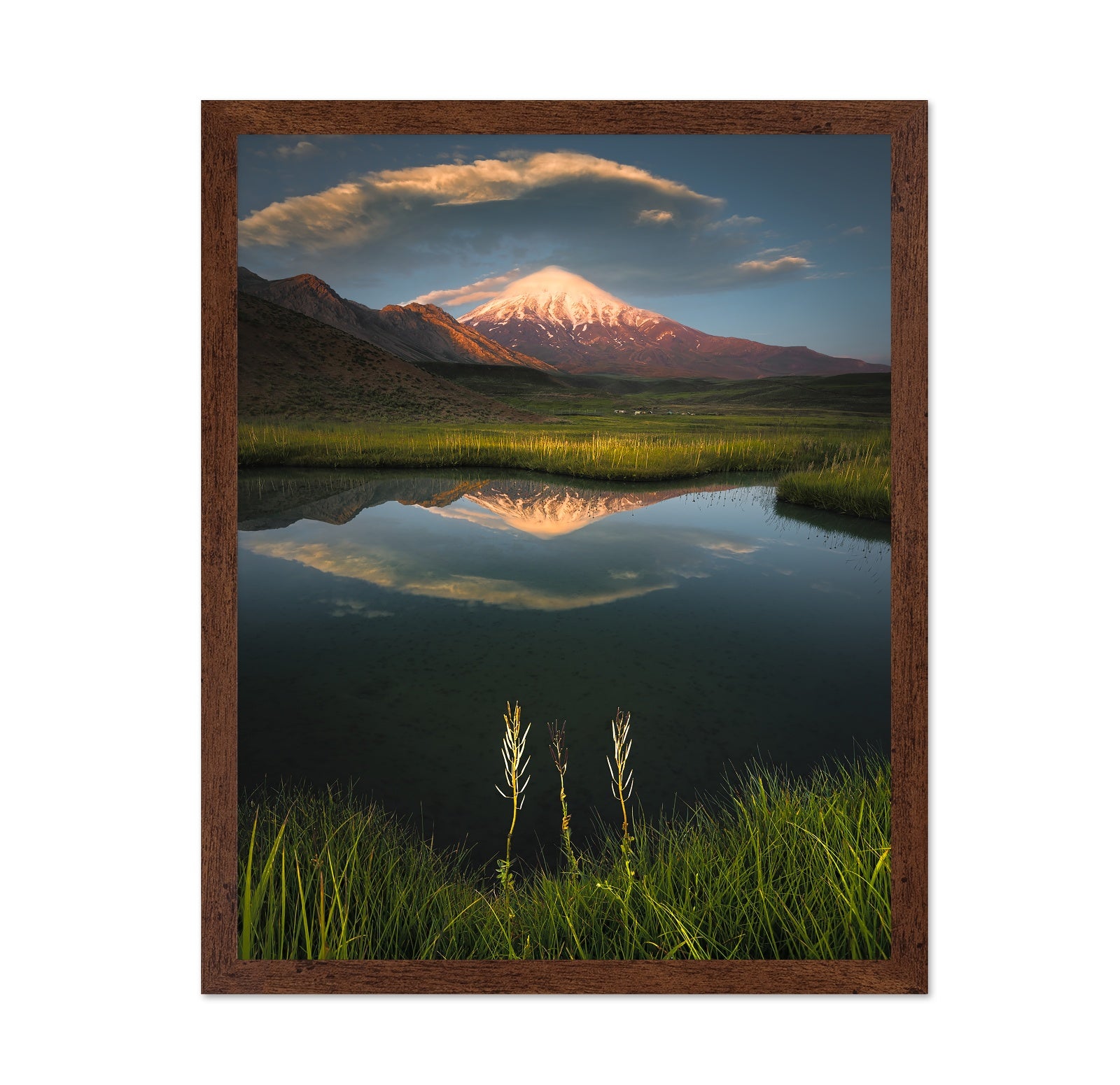 Mount Damavand Reflection Lake