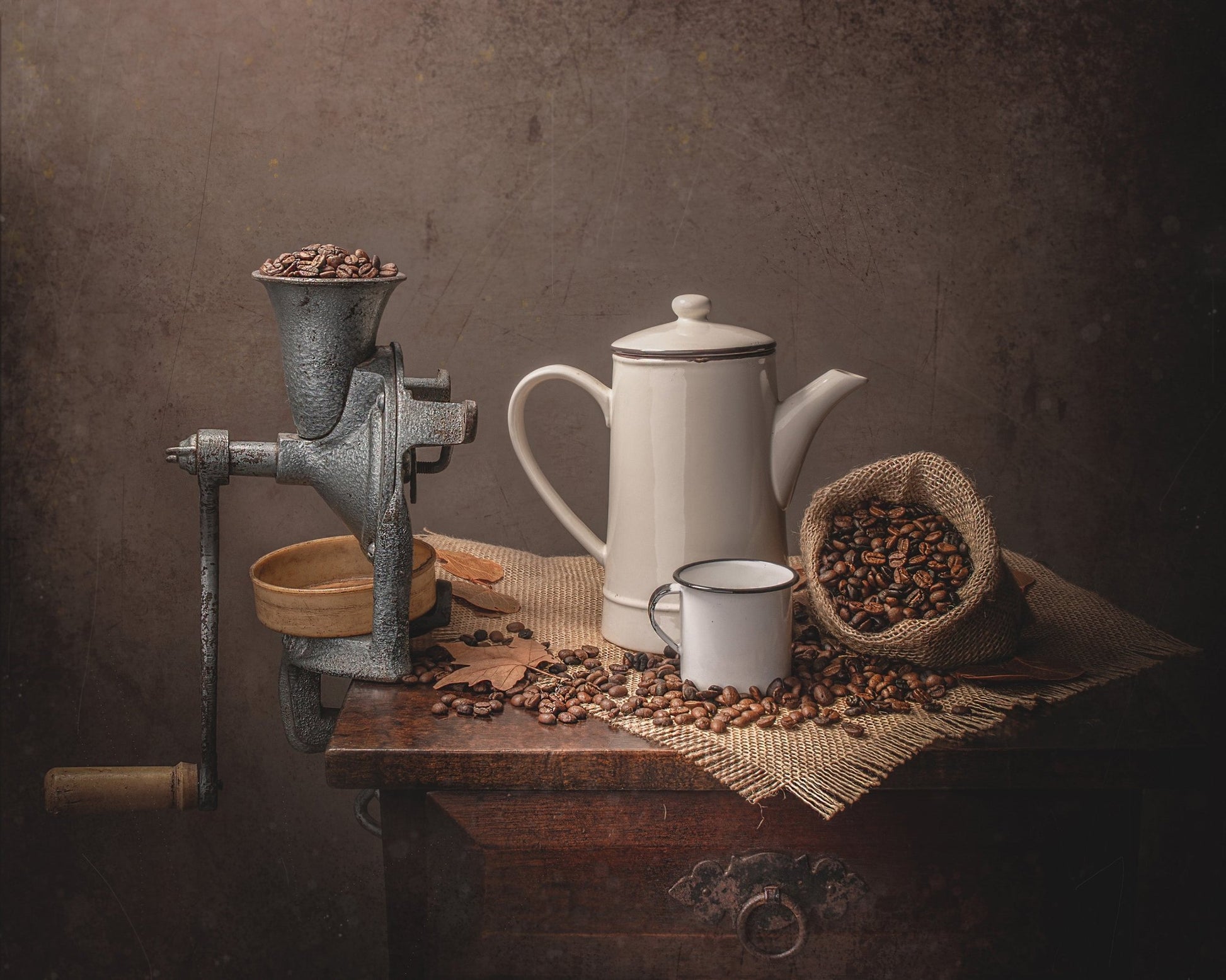 Vintage Coffee Setup