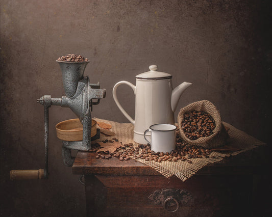 Vintage Coffee Setup