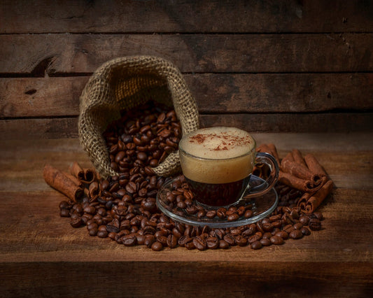 Coffee Cup With Beans