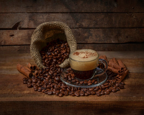 Coffee Cup With Beans