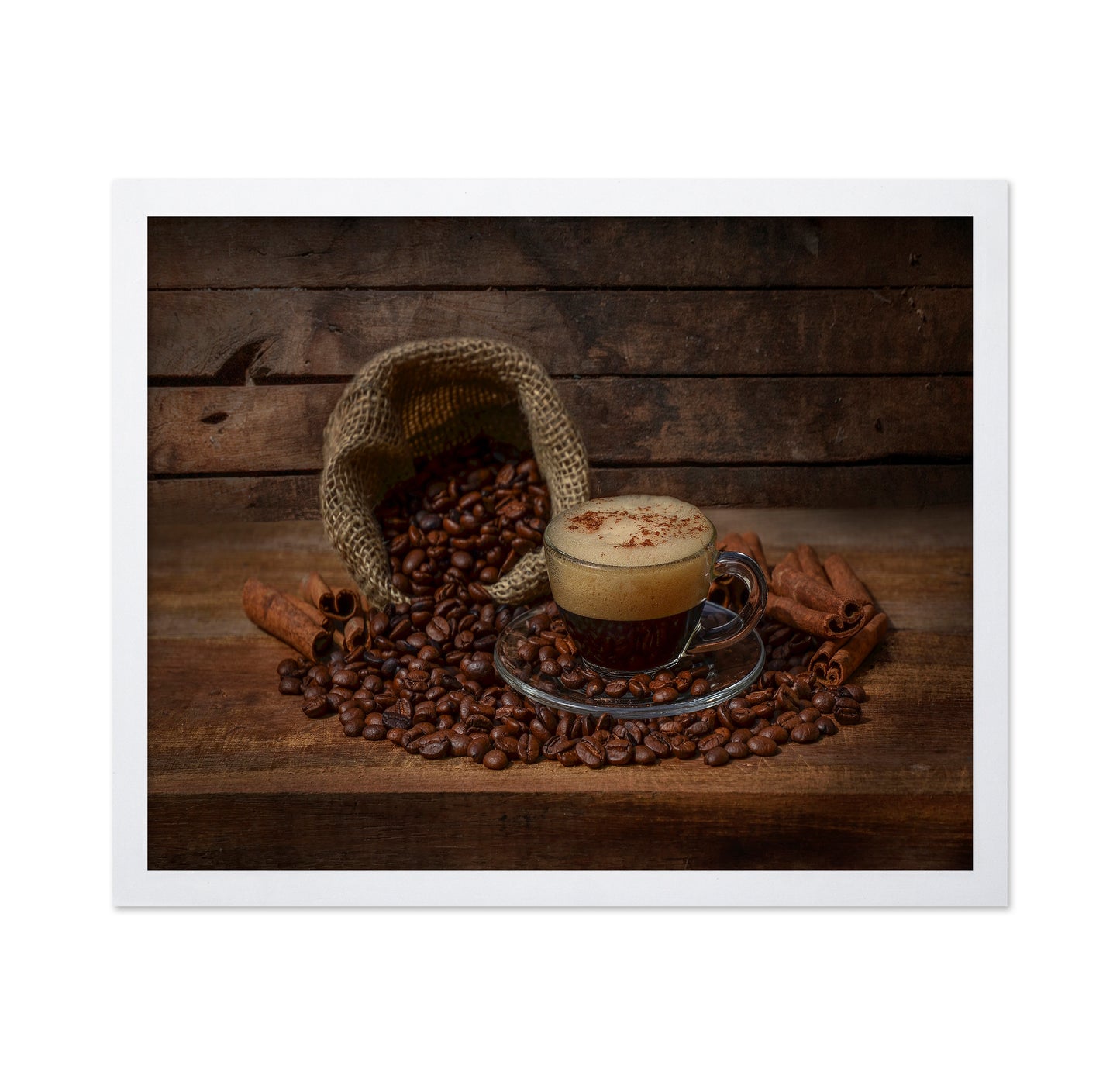 Coffee Cup With Beans