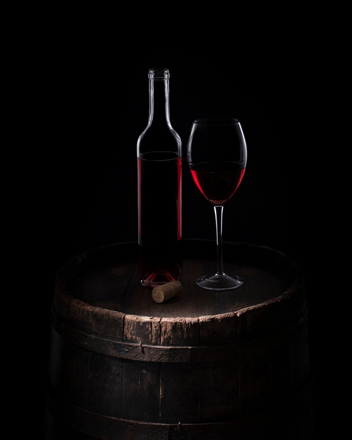 Red Wine Bottle Glass