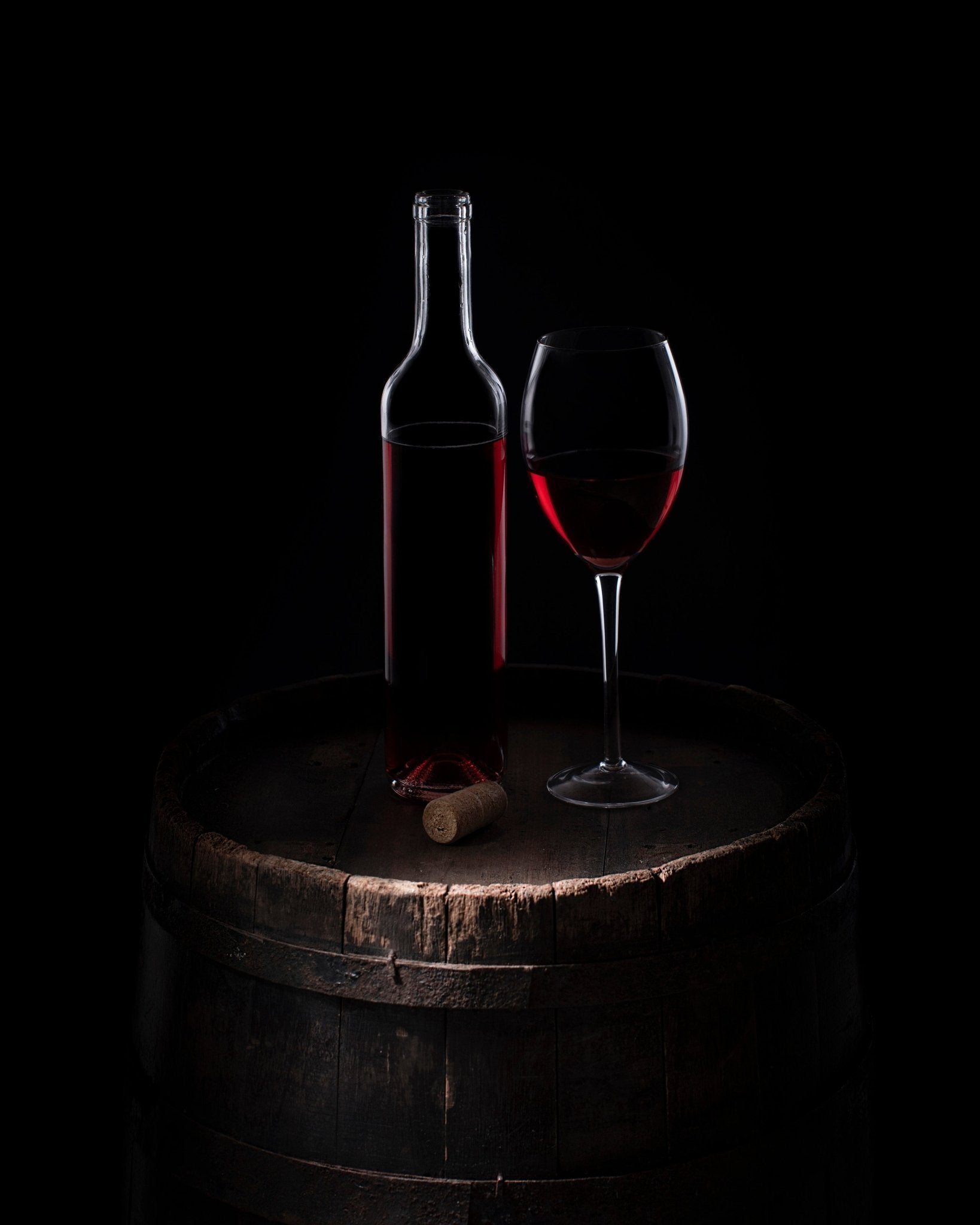 Red Wine Bottle Glass