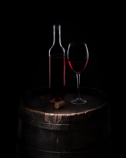 Red Wine Bottle Glass