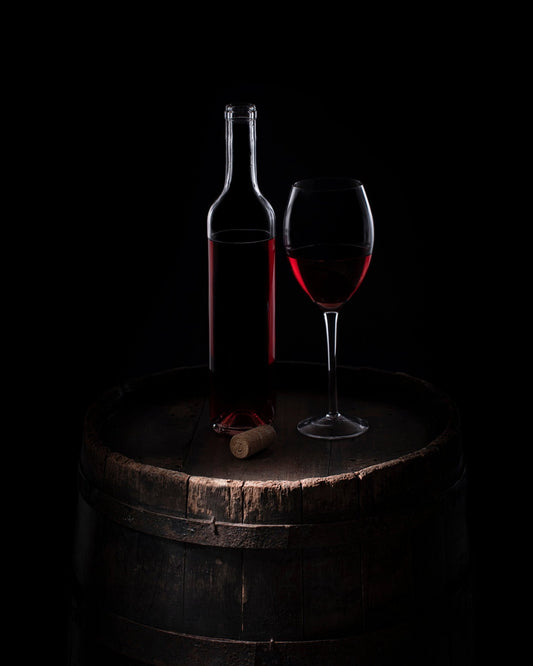 Red Wine Bottle Glass