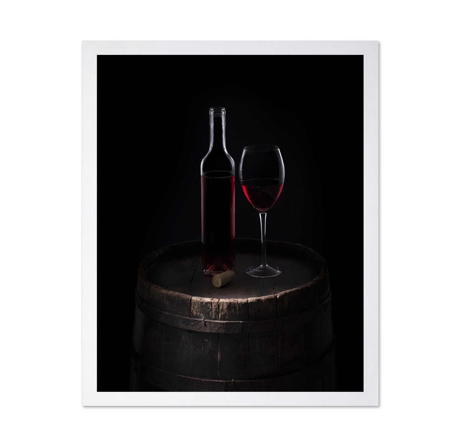 Red Wine Bottle Glass
