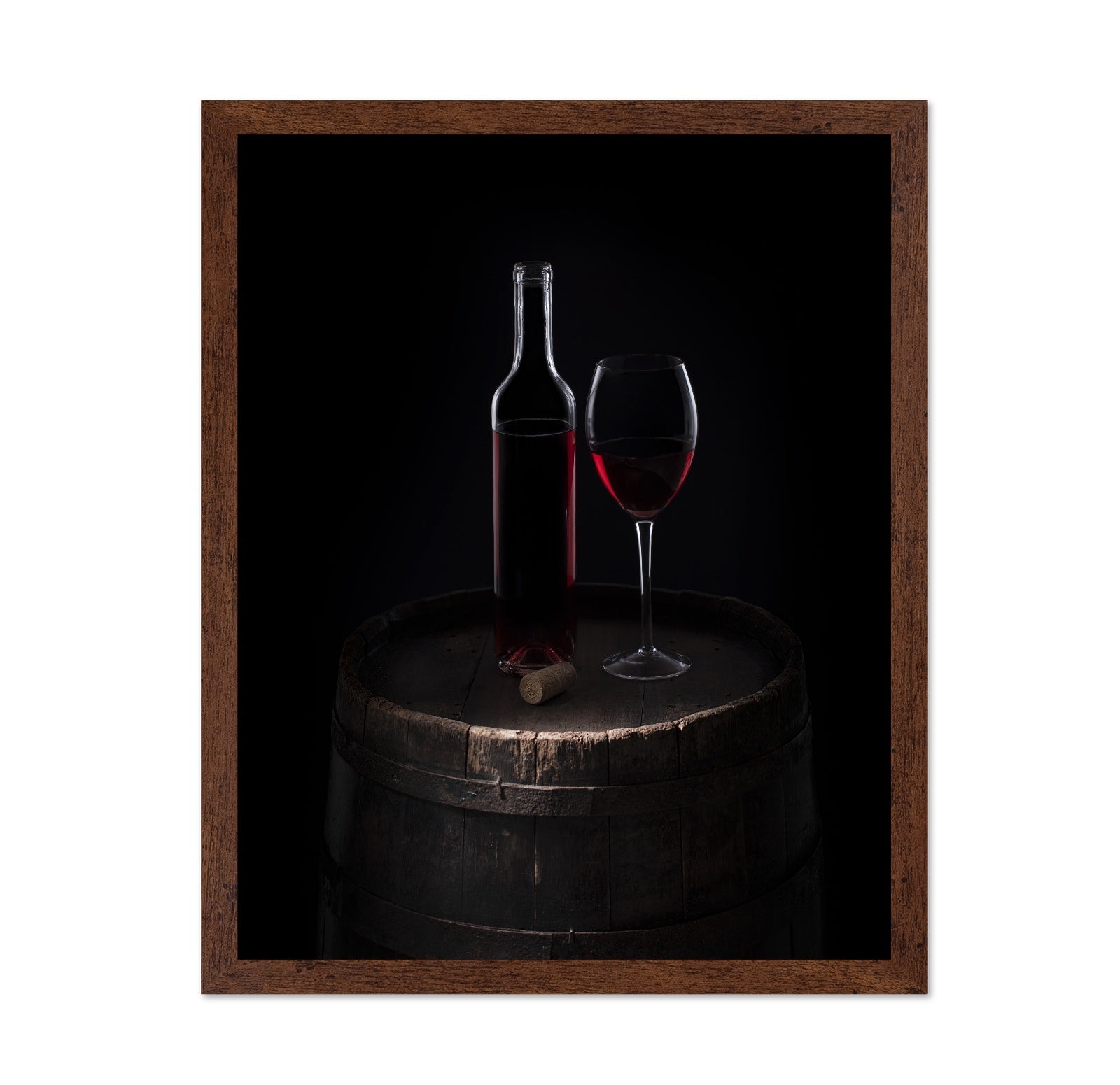 Red Wine Bottle Glass