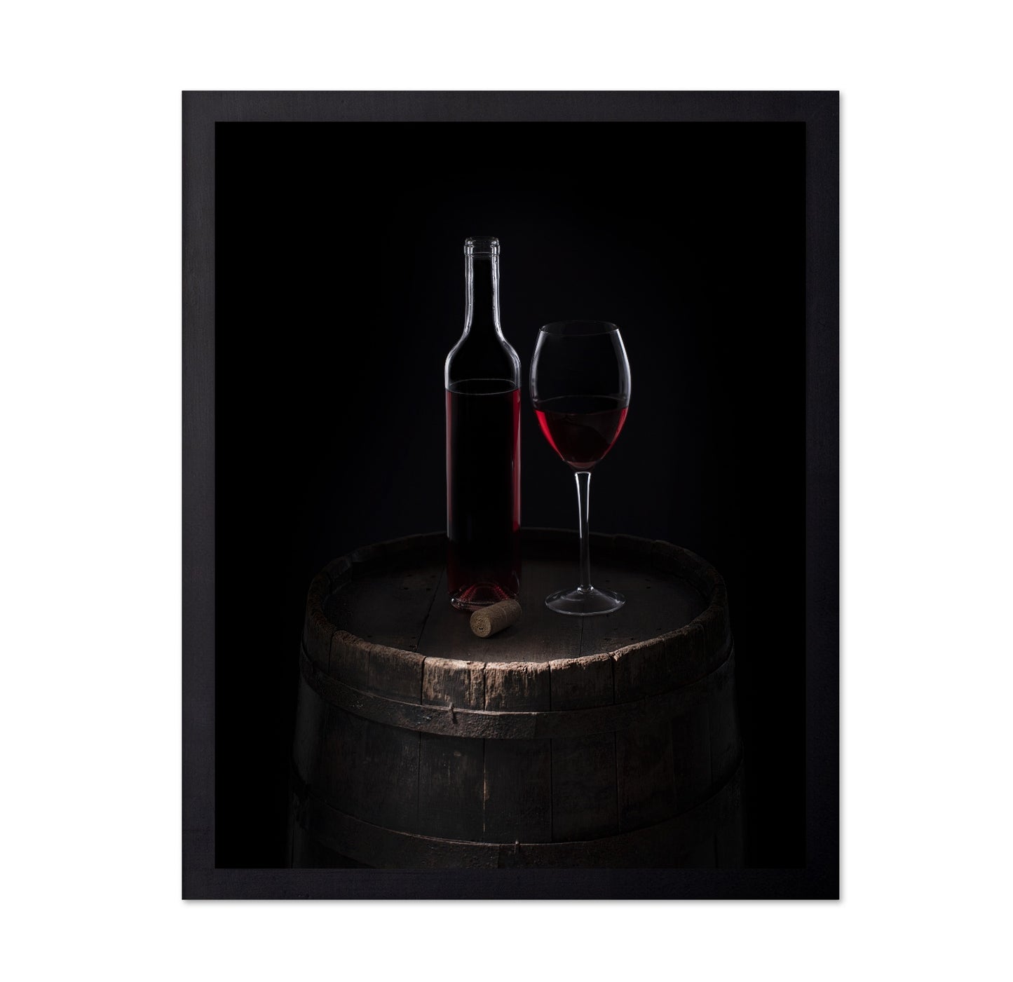 Red Wine Bottle Glass