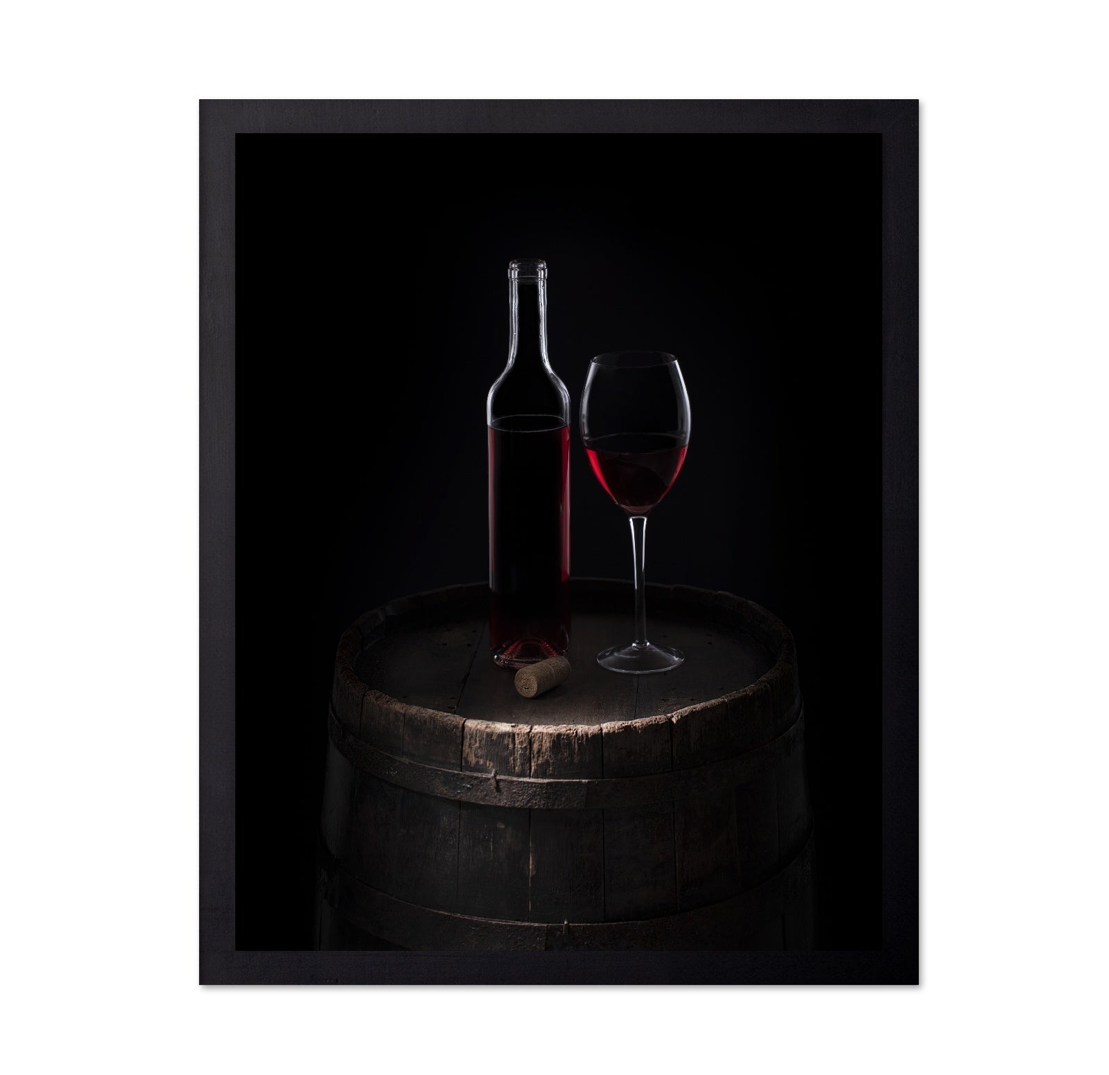 Red Wine Bottle Glass
