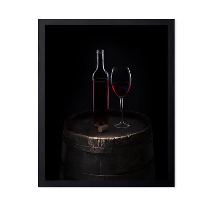 Red Wine Bottle Glass