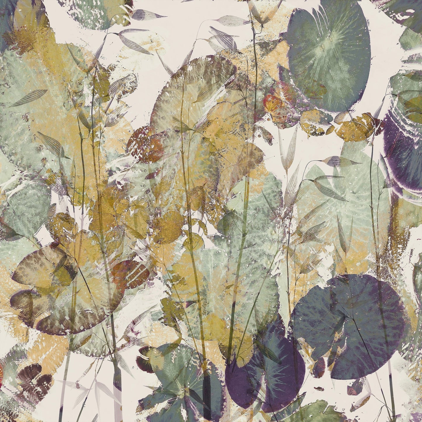 Lily Leaf Abstraction