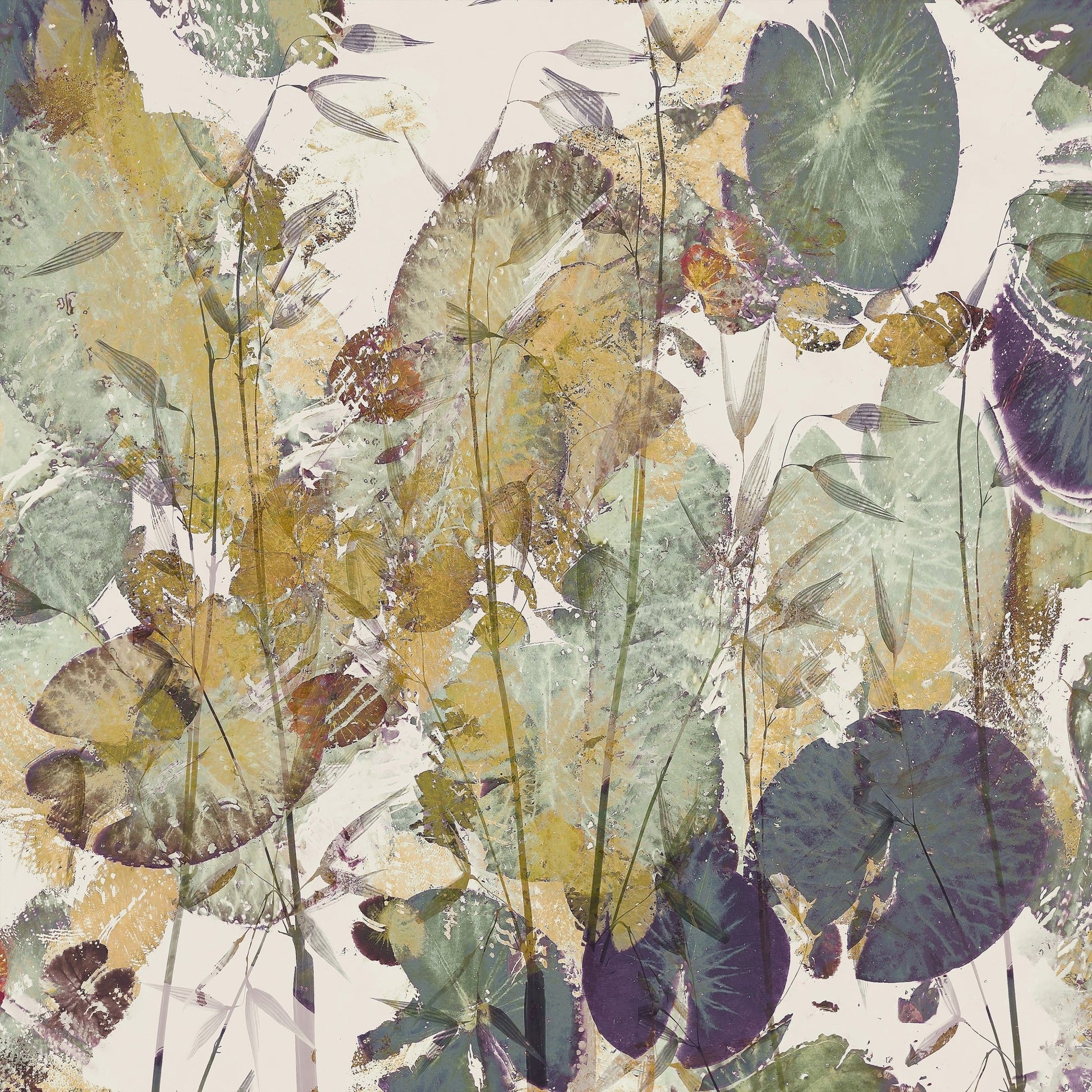 Lily Leaf Abstraction