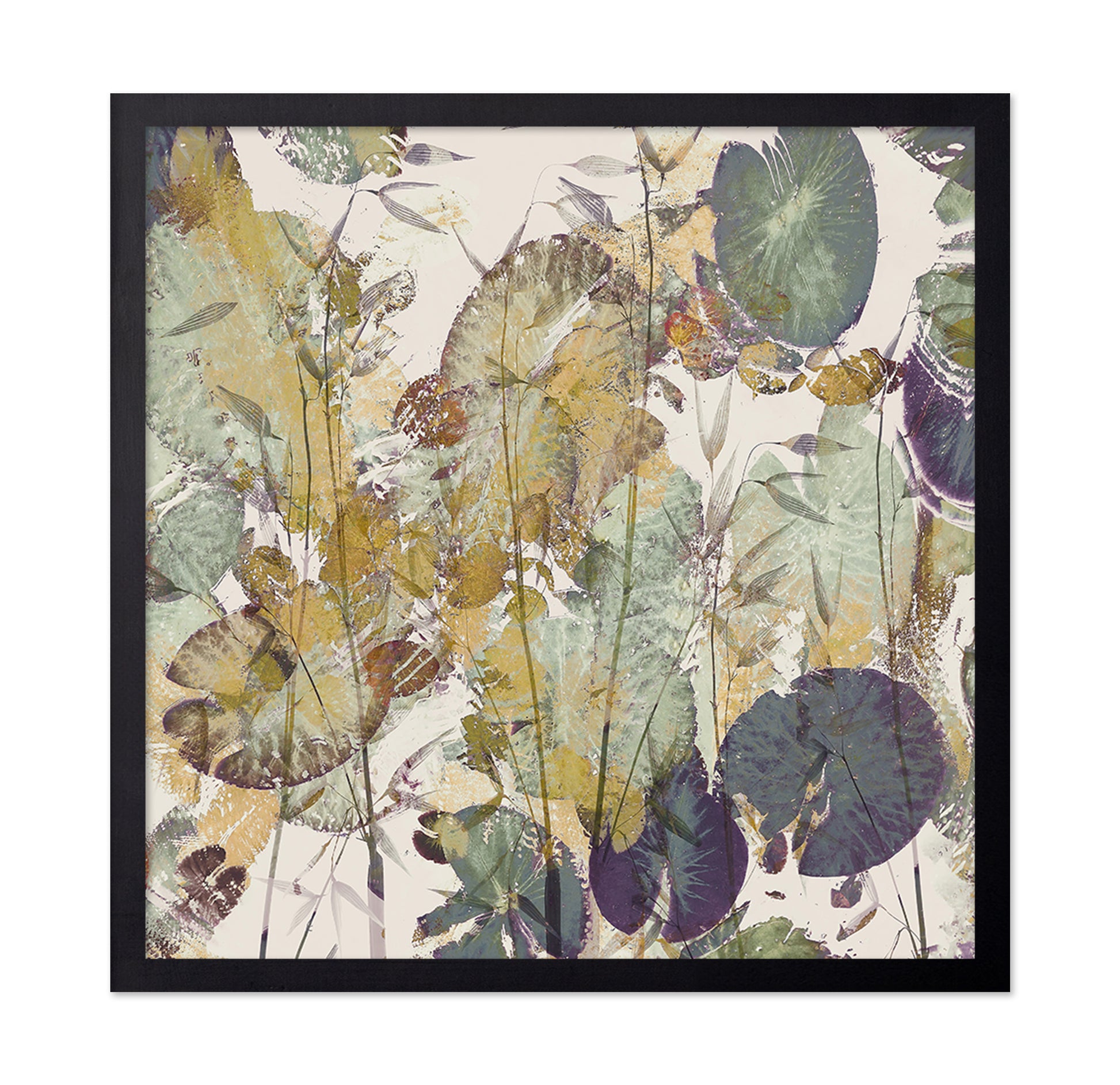 Lily Leaf Abstraction