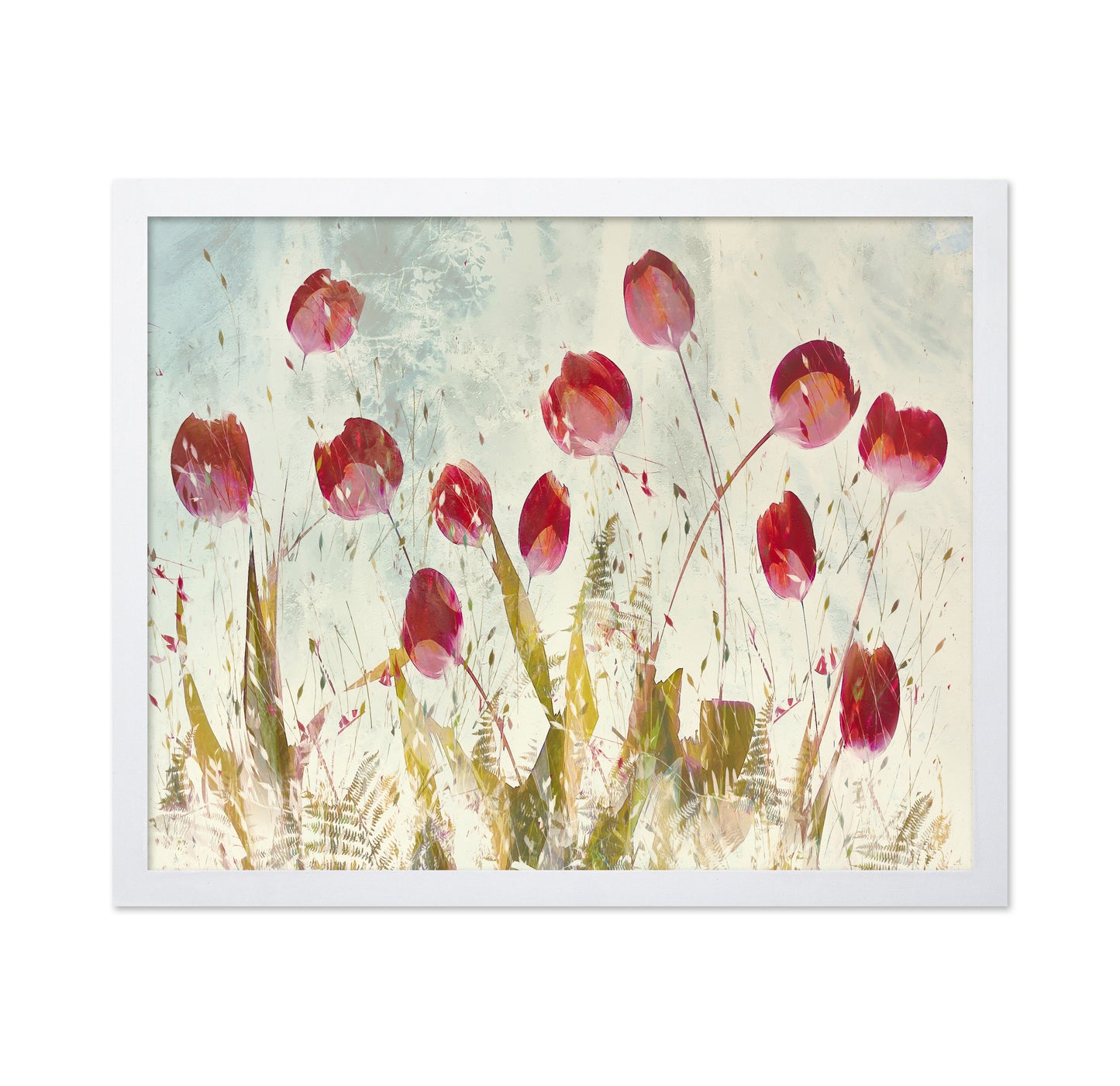 Vibrant Tulip Garden
