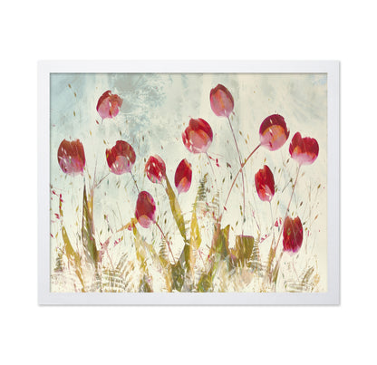 Vibrant Tulip Garden