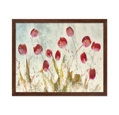 Vibrant Tulip Garden