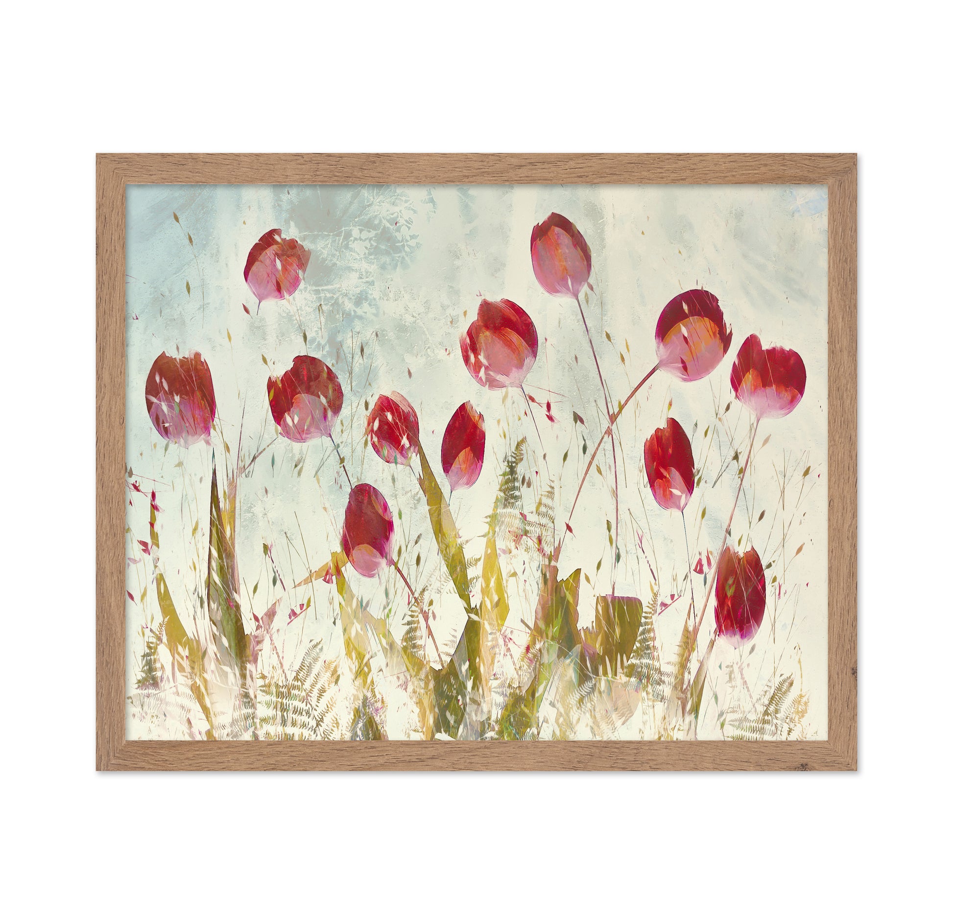 Vibrant Tulip Garden