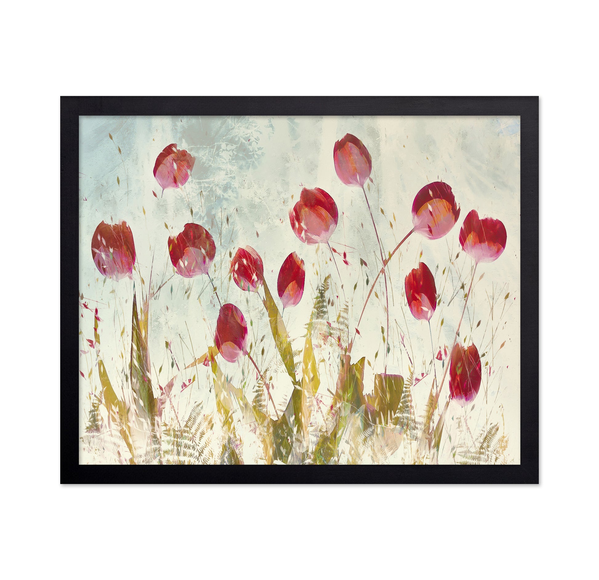 Vibrant Tulip Garden