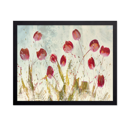 Vibrant Tulip Garden