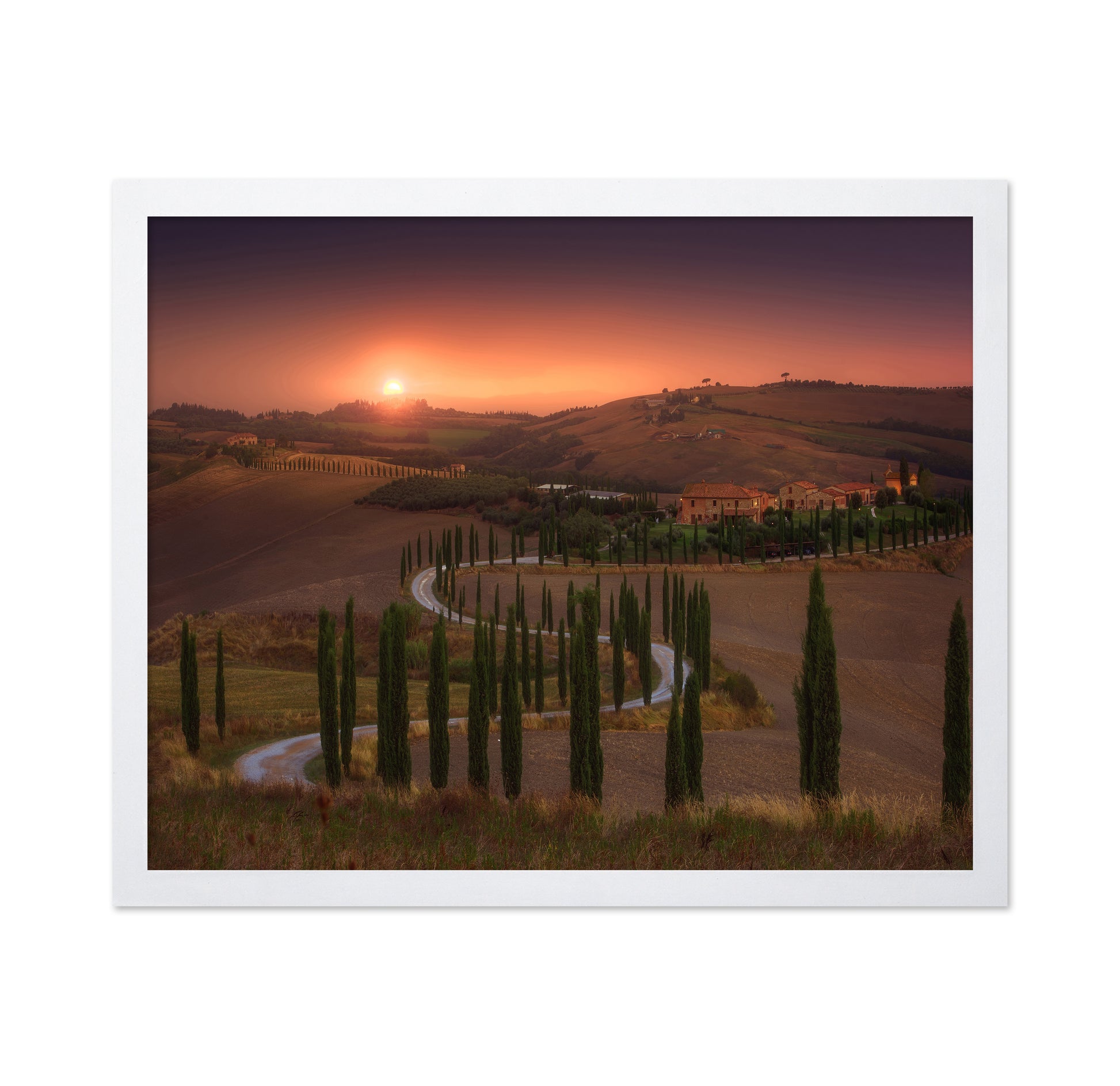 Tuscan Sunset Landscape