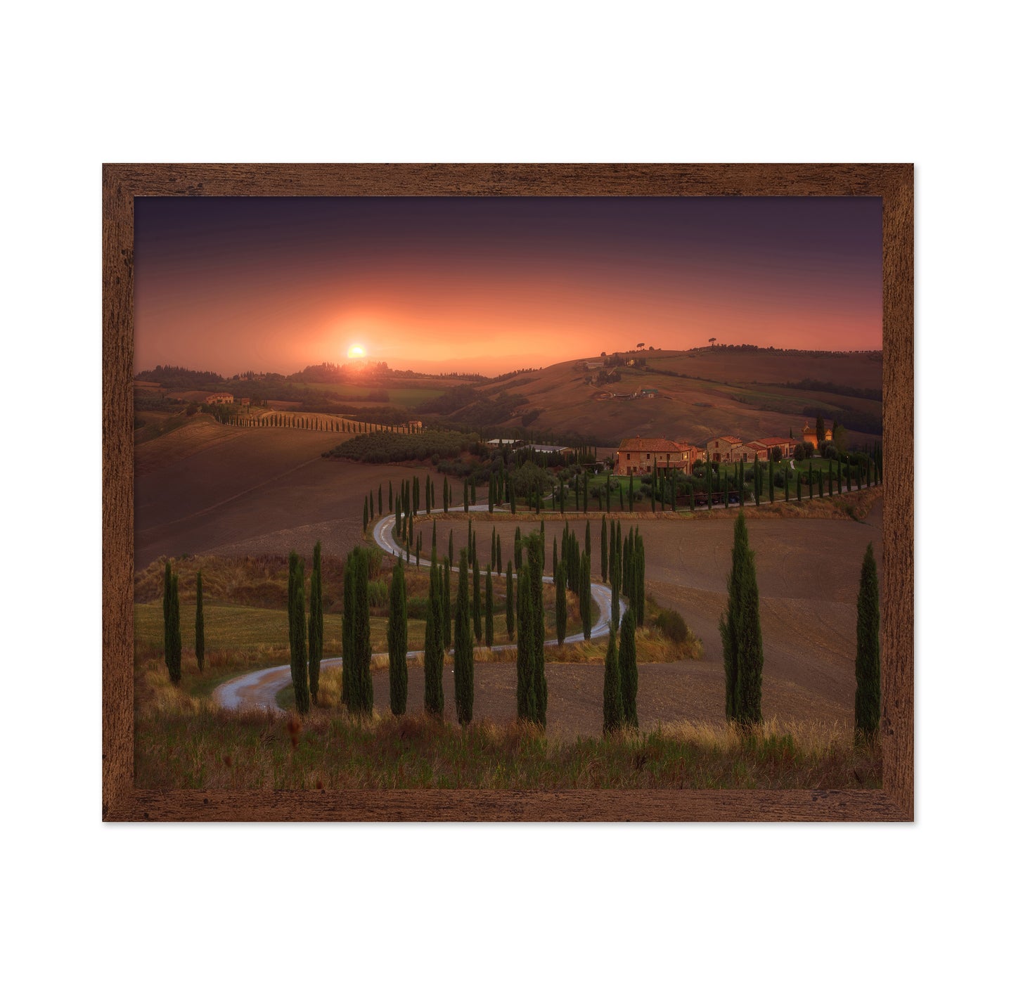 Tuscan Sunset Landscape