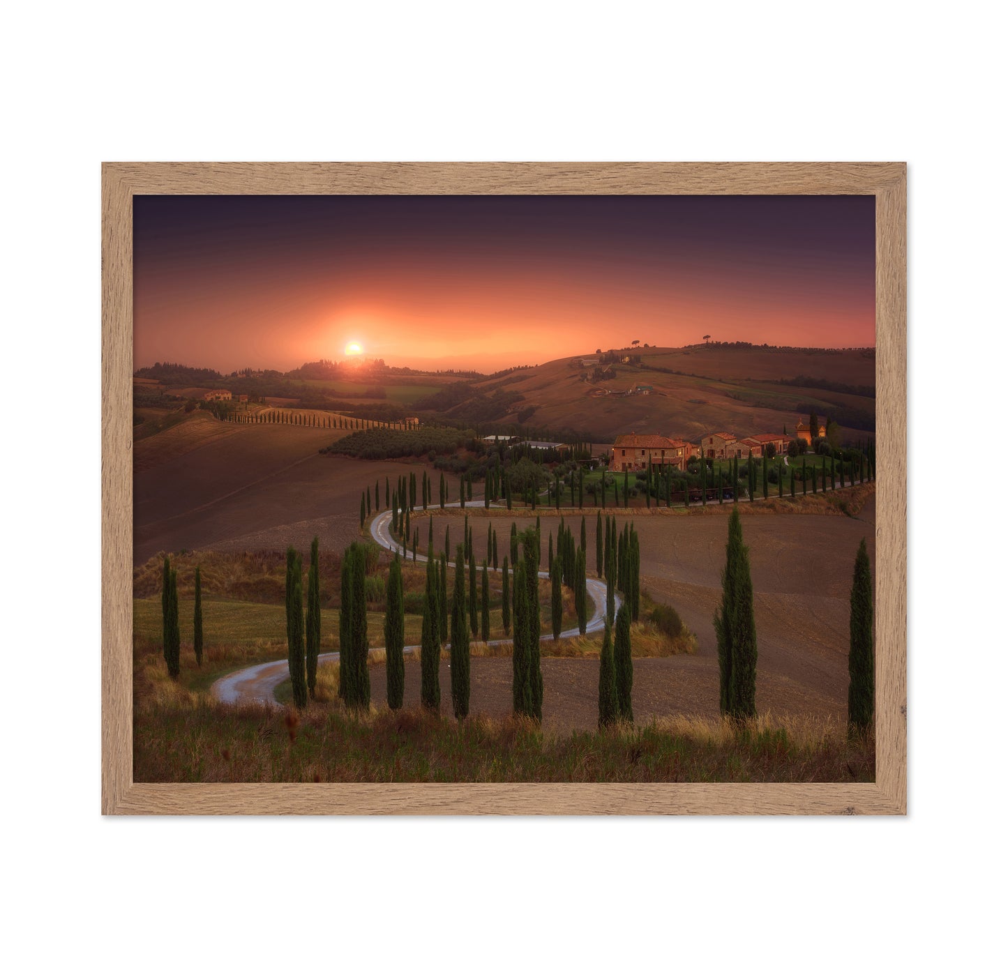 Tuscan Sunset Landscape