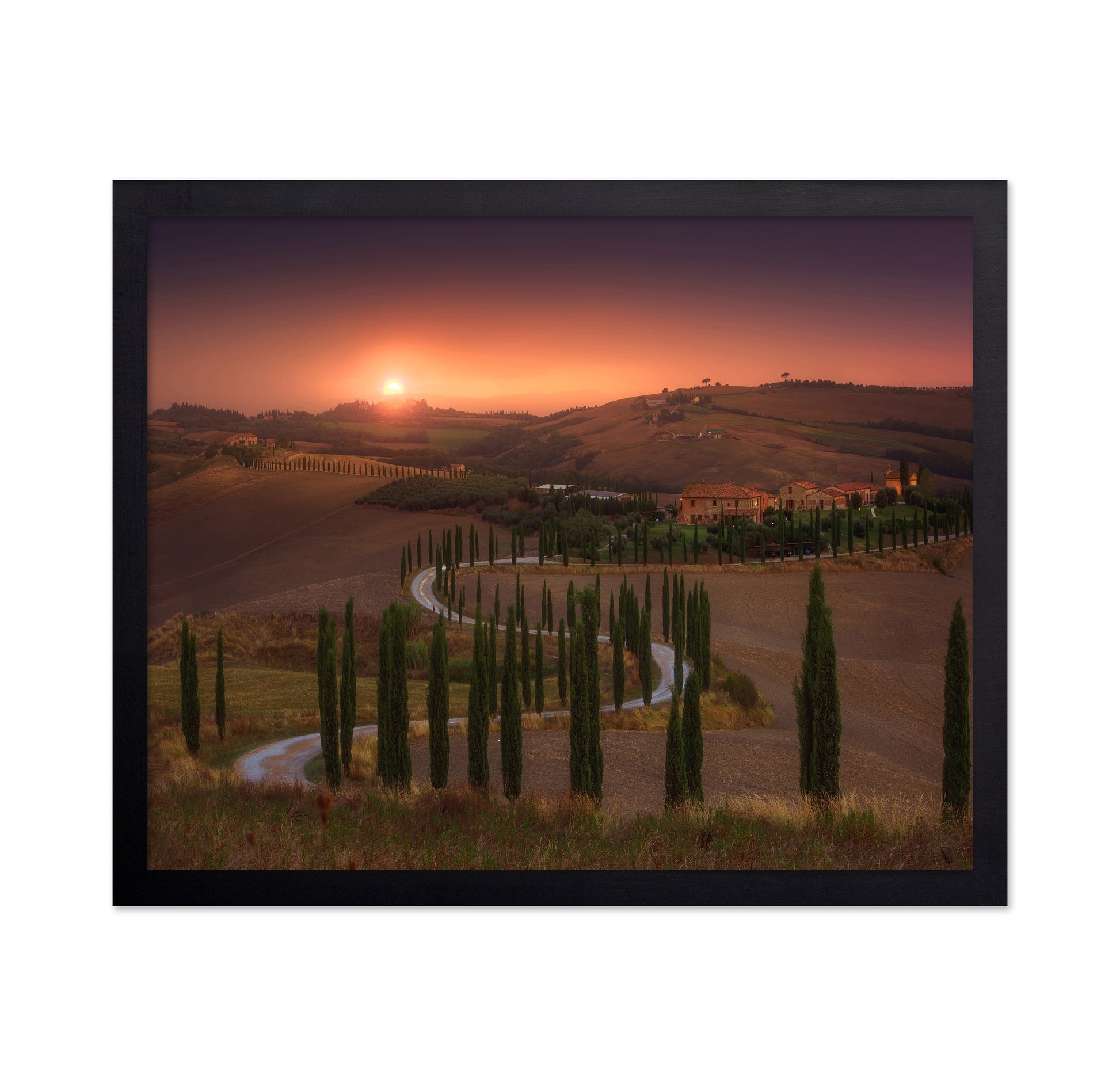 Tuscan Sunset Landscape