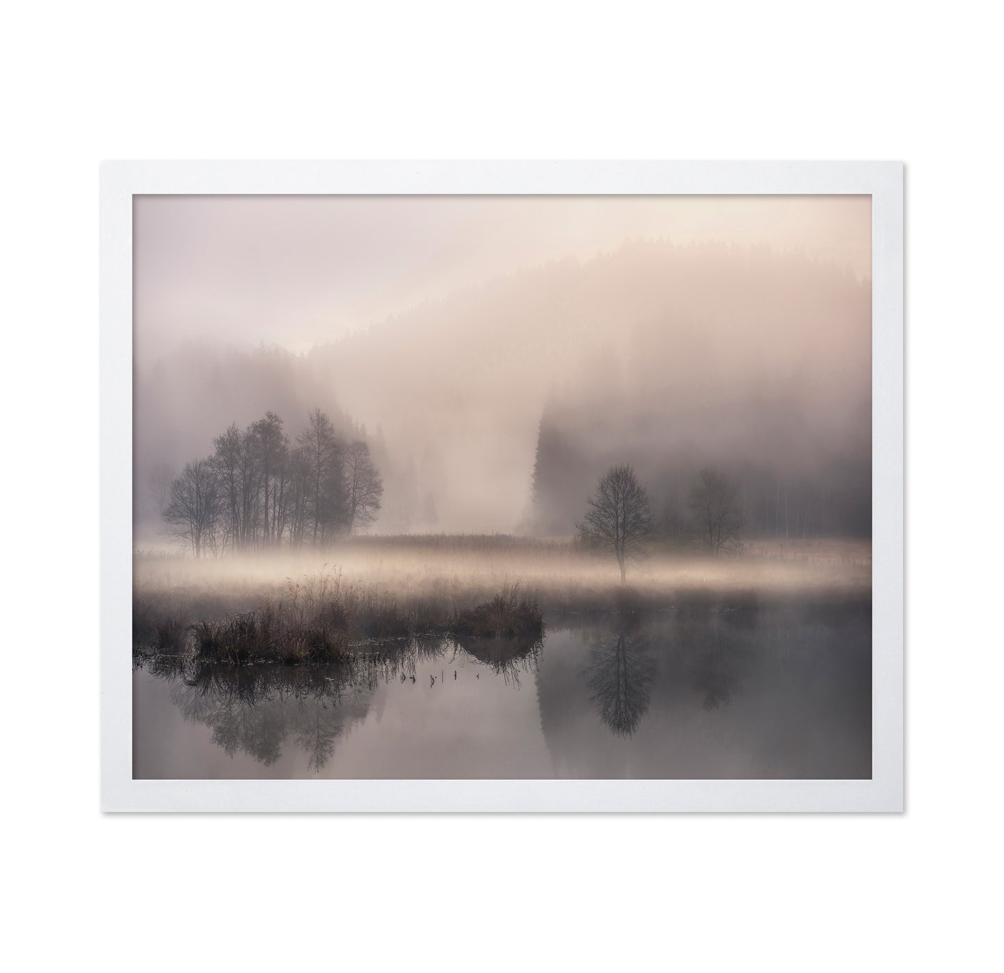 Misty Lake Dawn No1