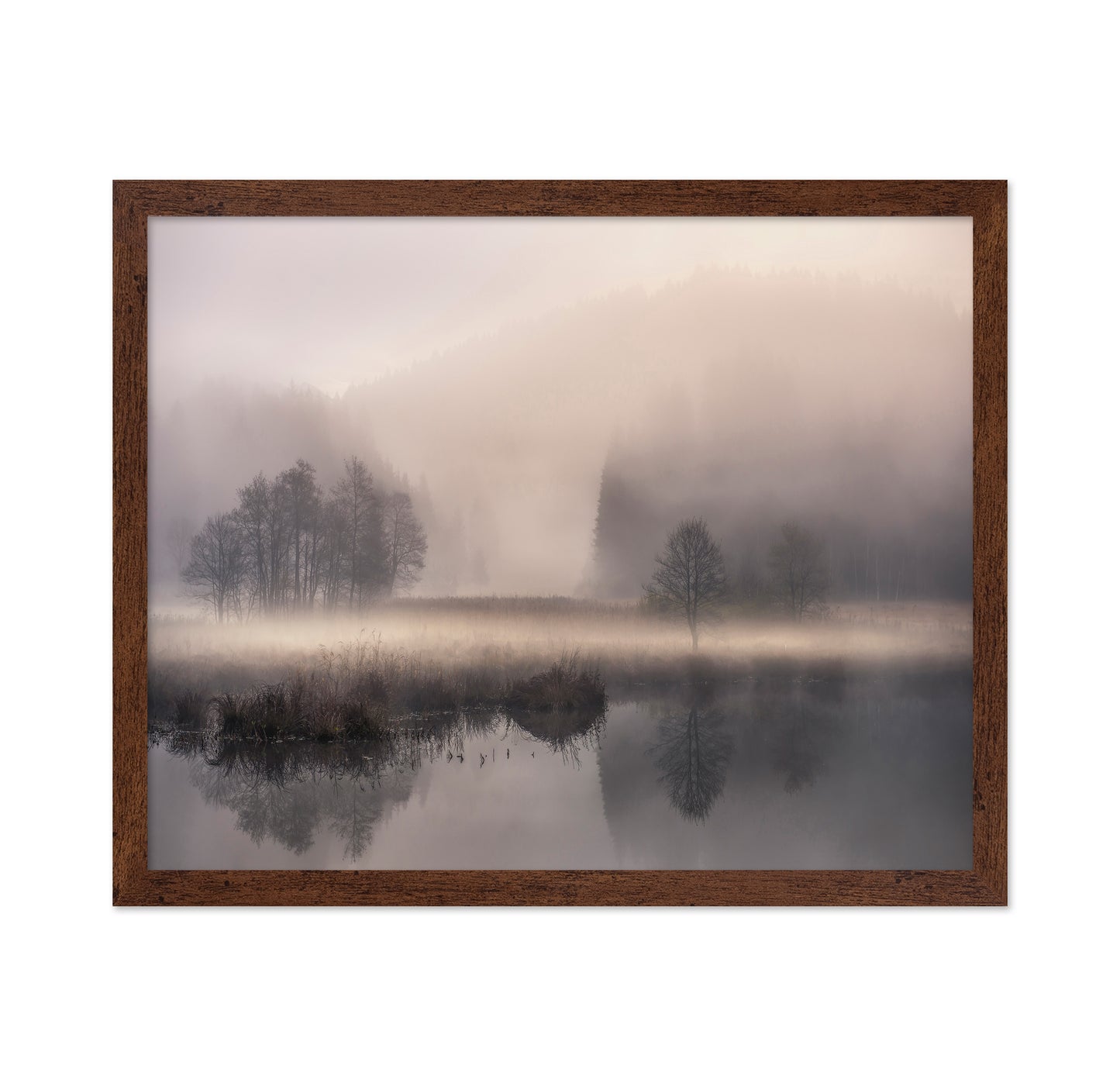 Misty Lake Dawn No1