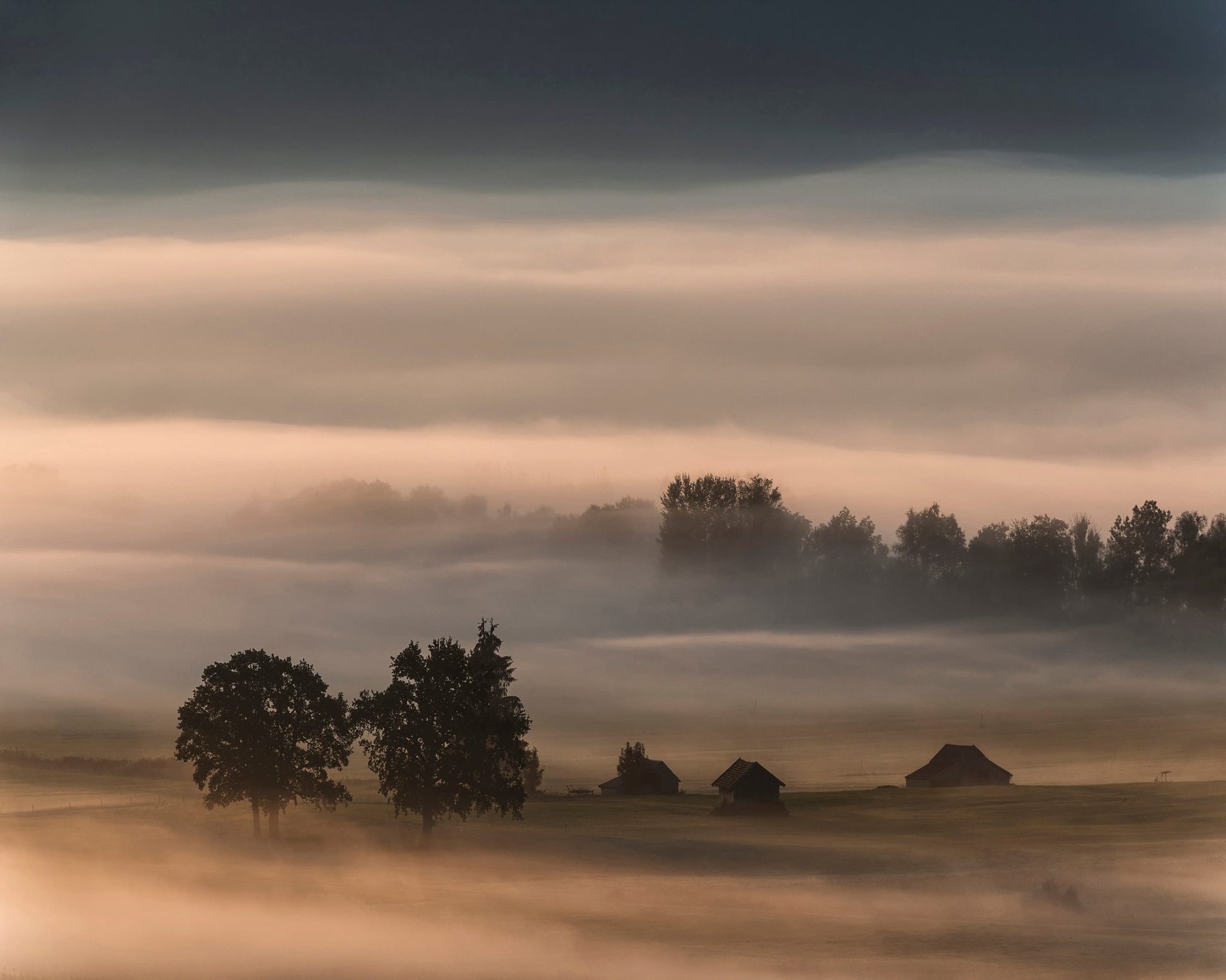 Foggy Valley Dawn