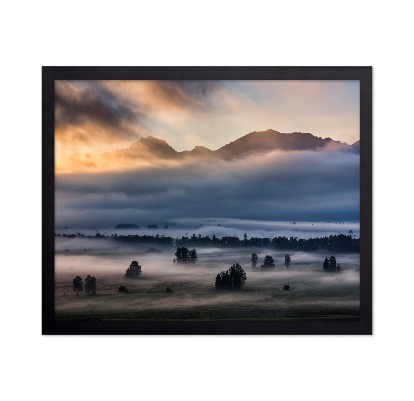 Misty Autumn Valley
