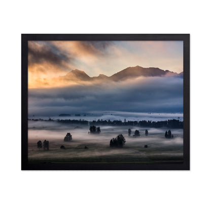 Misty Autumn Valley