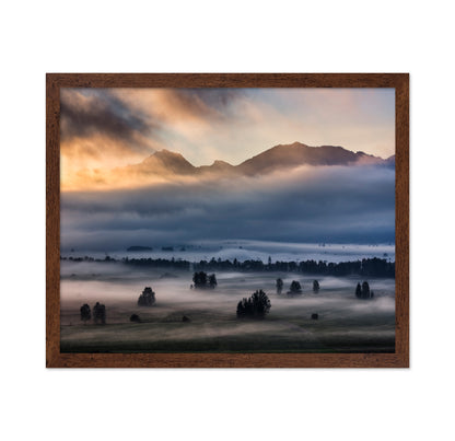 Misty Autumn Valley