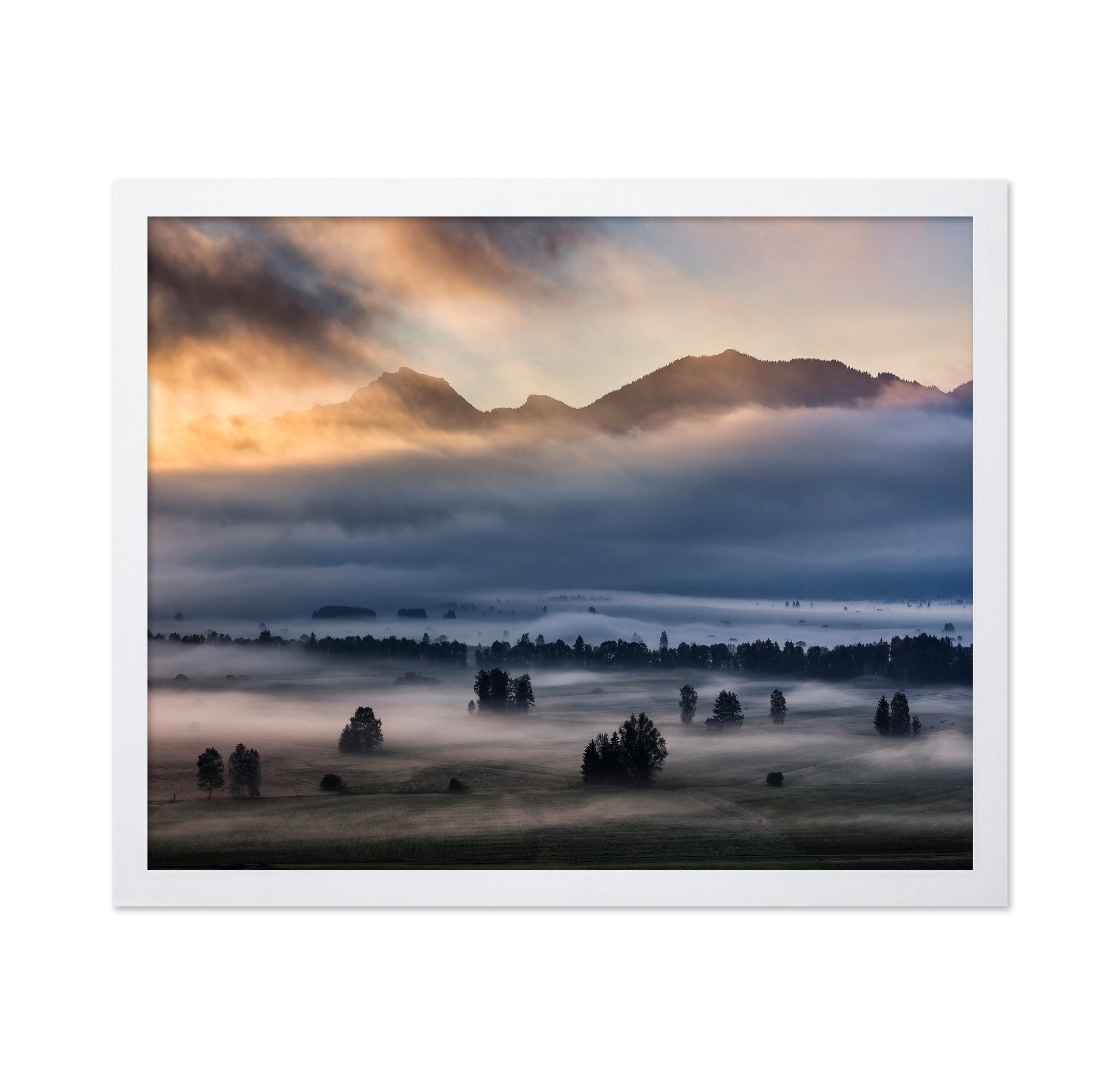 Misty Autumn Valley