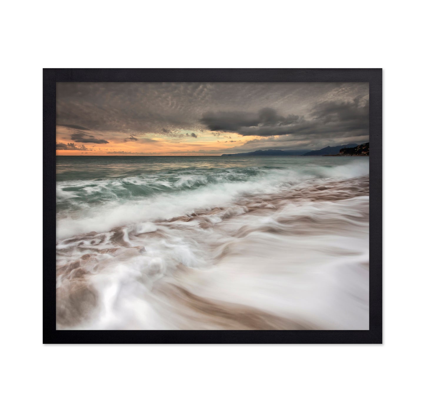 Waves at Sunset