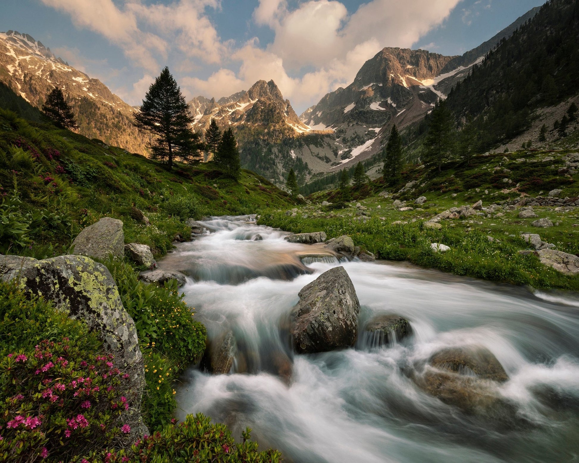 Alpine River Valley